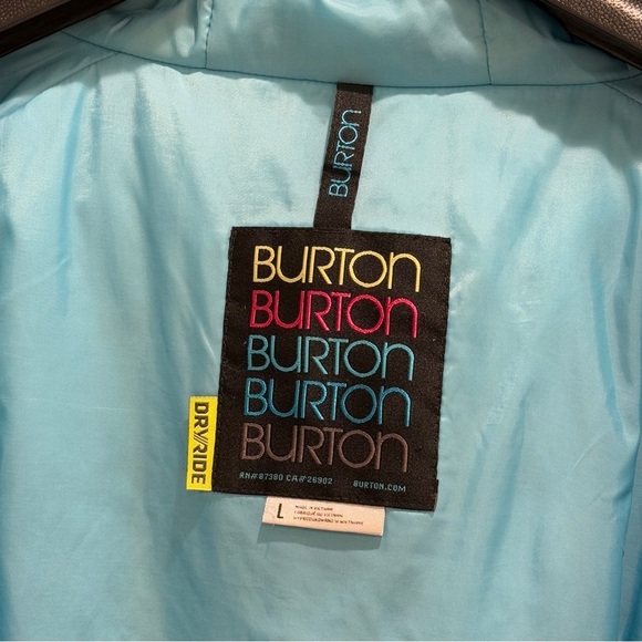 Burton Method Dry-Ride Ski Snowboard Jacket Blu-Ray Blue Large - Picture 7 of 11